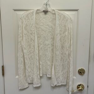 J.Jill crochet cardigan, size S